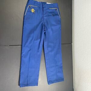 Boy Scouts BSA Pants 23X21 Blue Embroidered Uniform Bottoms Trousers sz6 Small